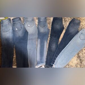7 pairs Kancan skinny jeans